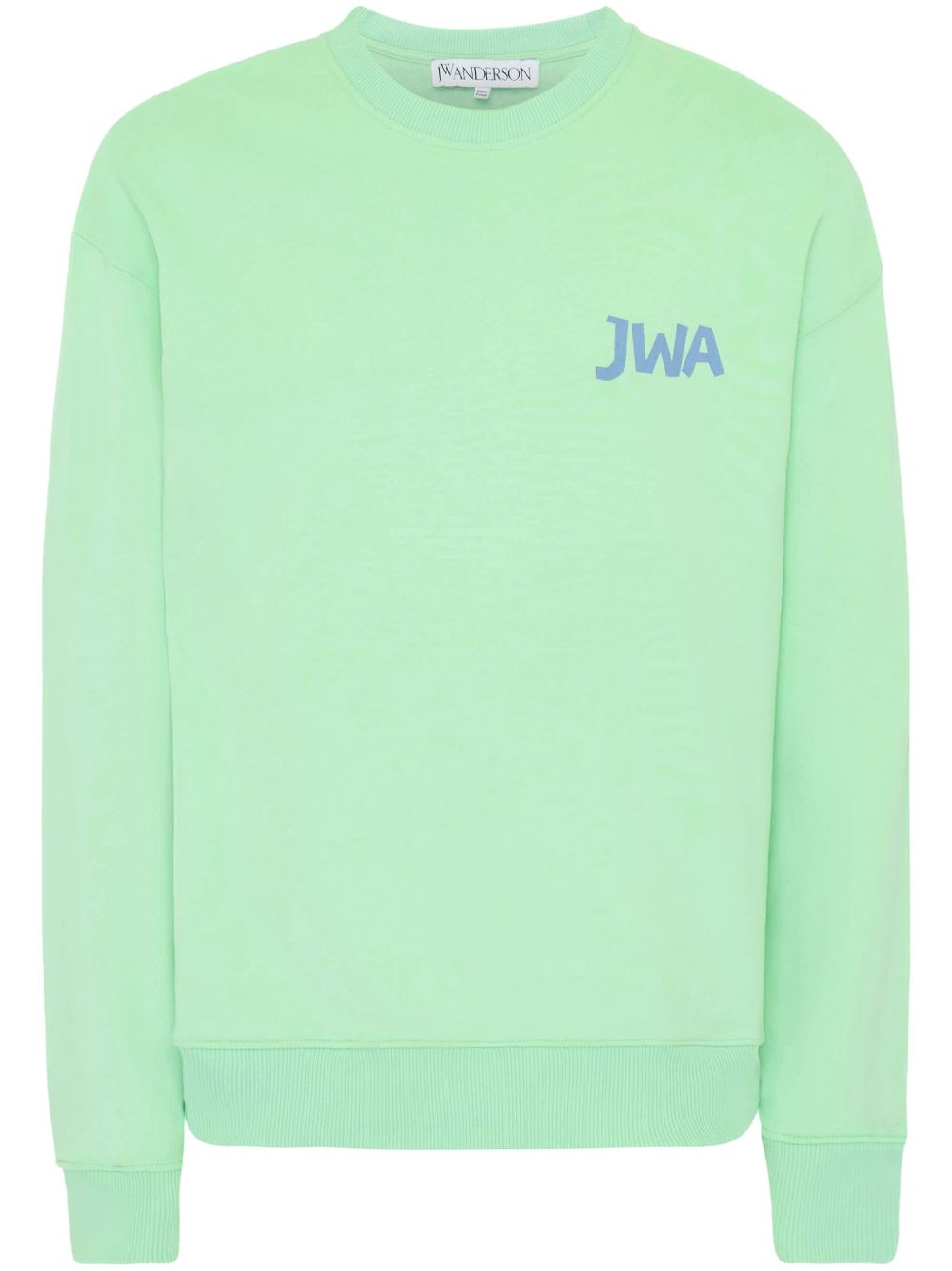 JW Anderson logo印花卫衣 - 绿色