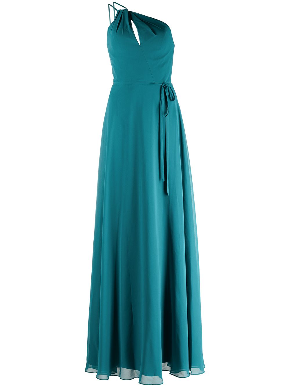 Marchesa Notte Bridesmaids Stilo 单肩伴娘礼服 - 蓝色