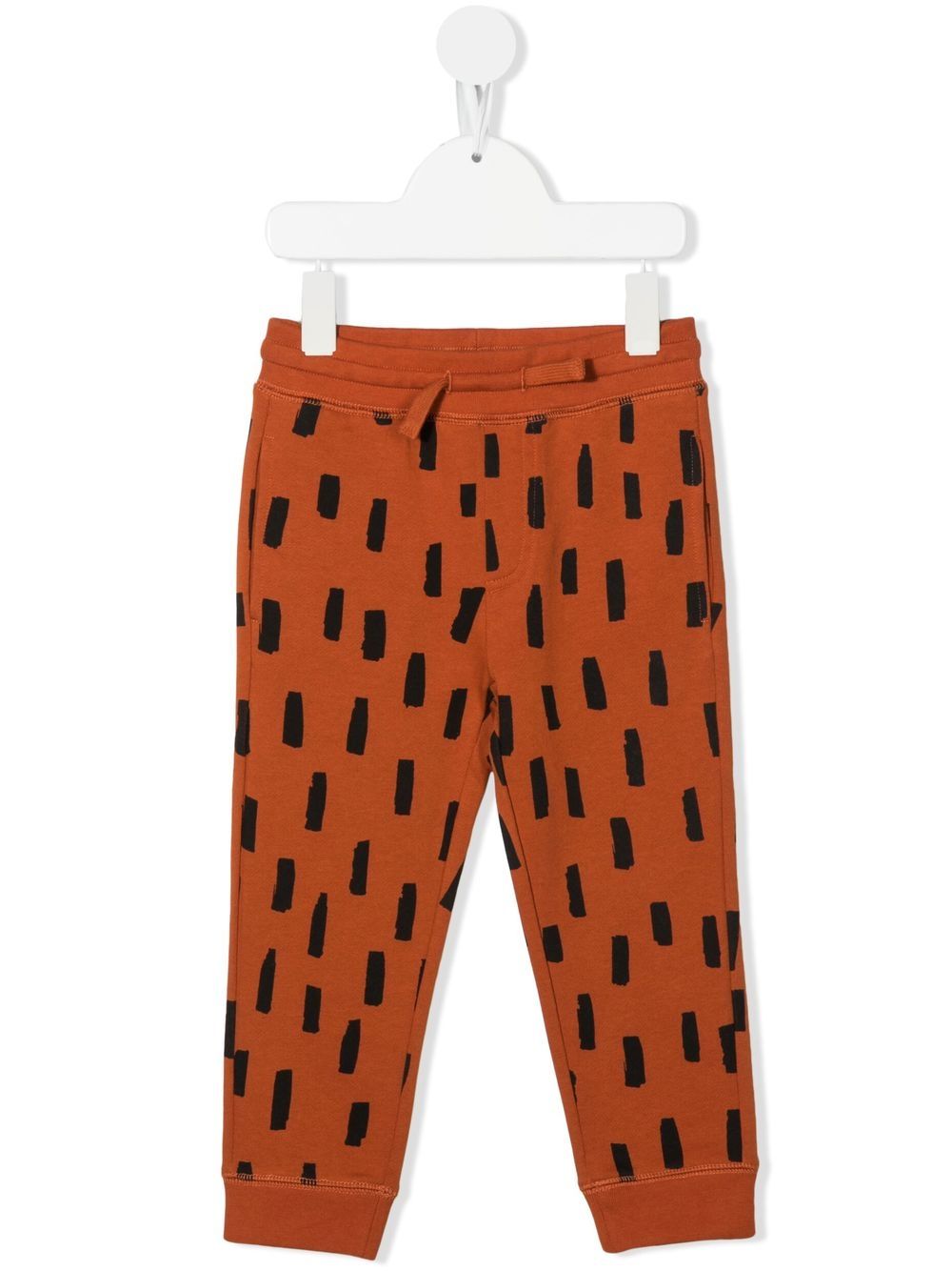 Stella McCartney Kids 斯特拉·麦卡特尼 抽绳波点印花运动裤 - 褐色