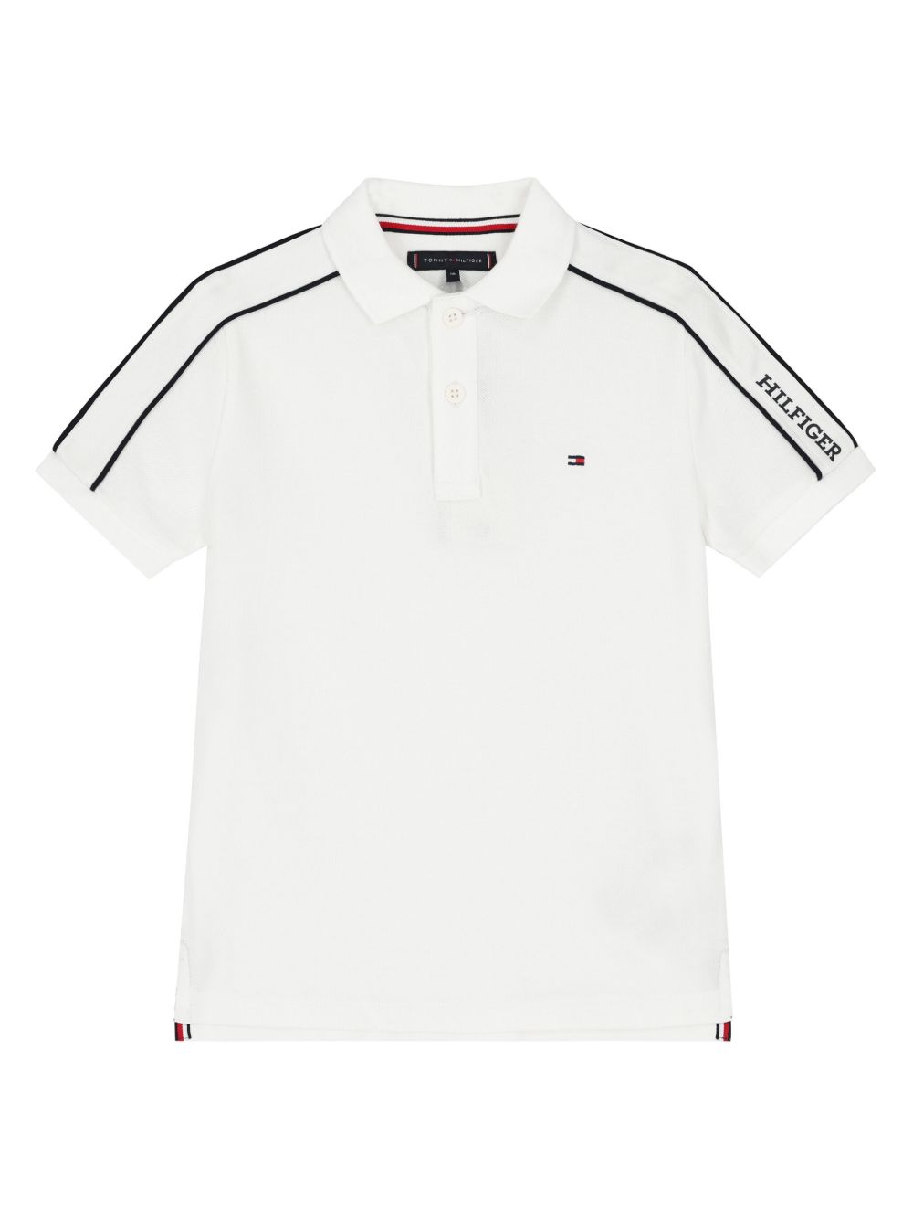 Tommy Hilfiger Junior 经典polo衫 - 白色