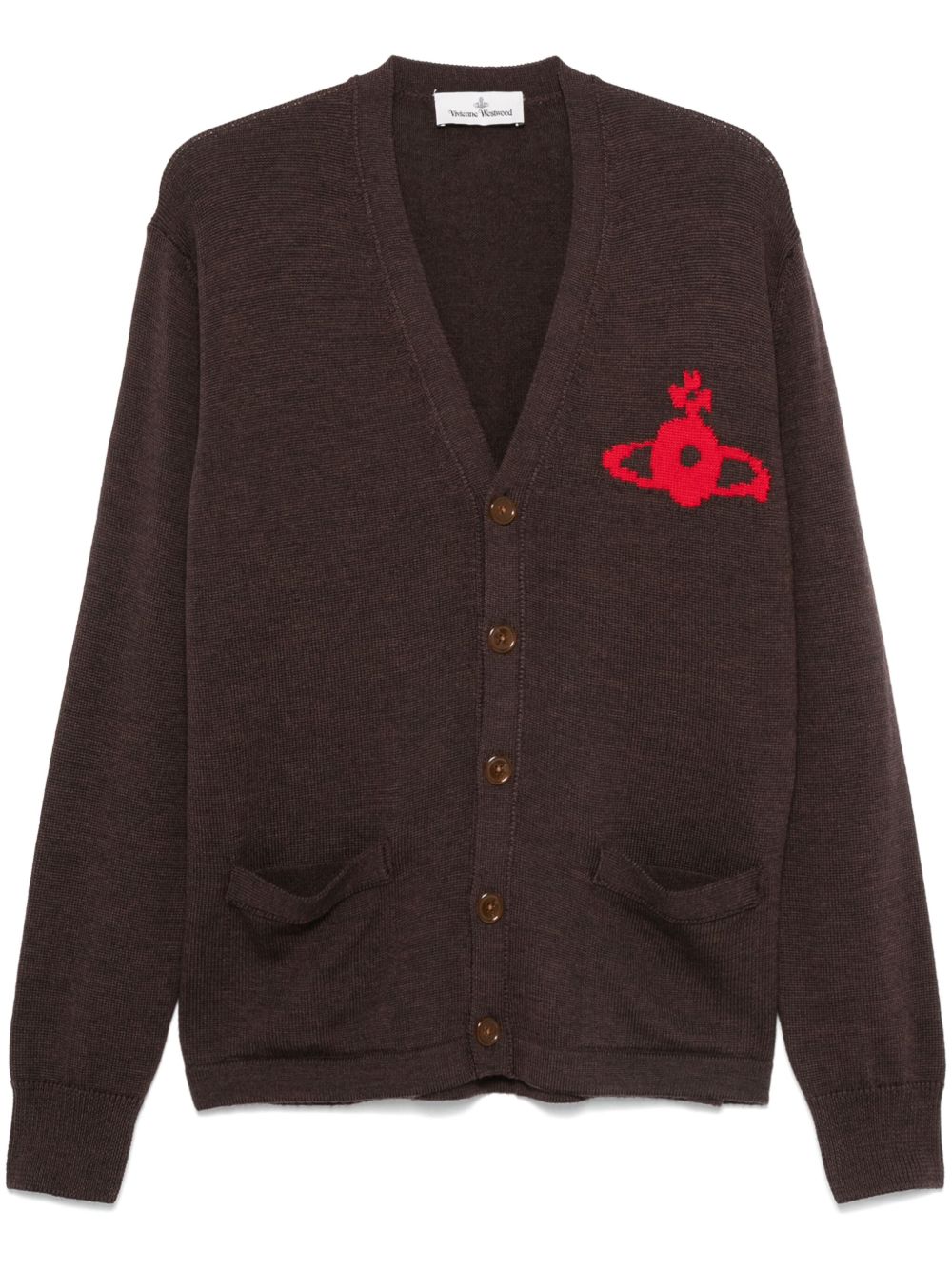 Vivienne Westwood Alex 开衫 - 褐色