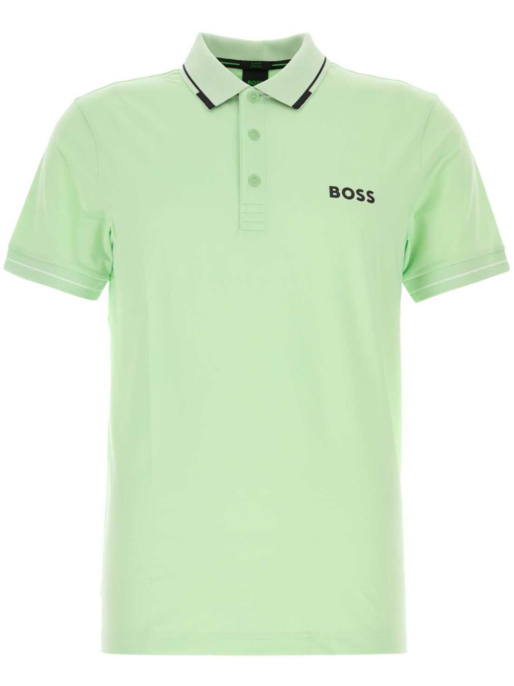 BOSS 弹性polo衫 - 绿色