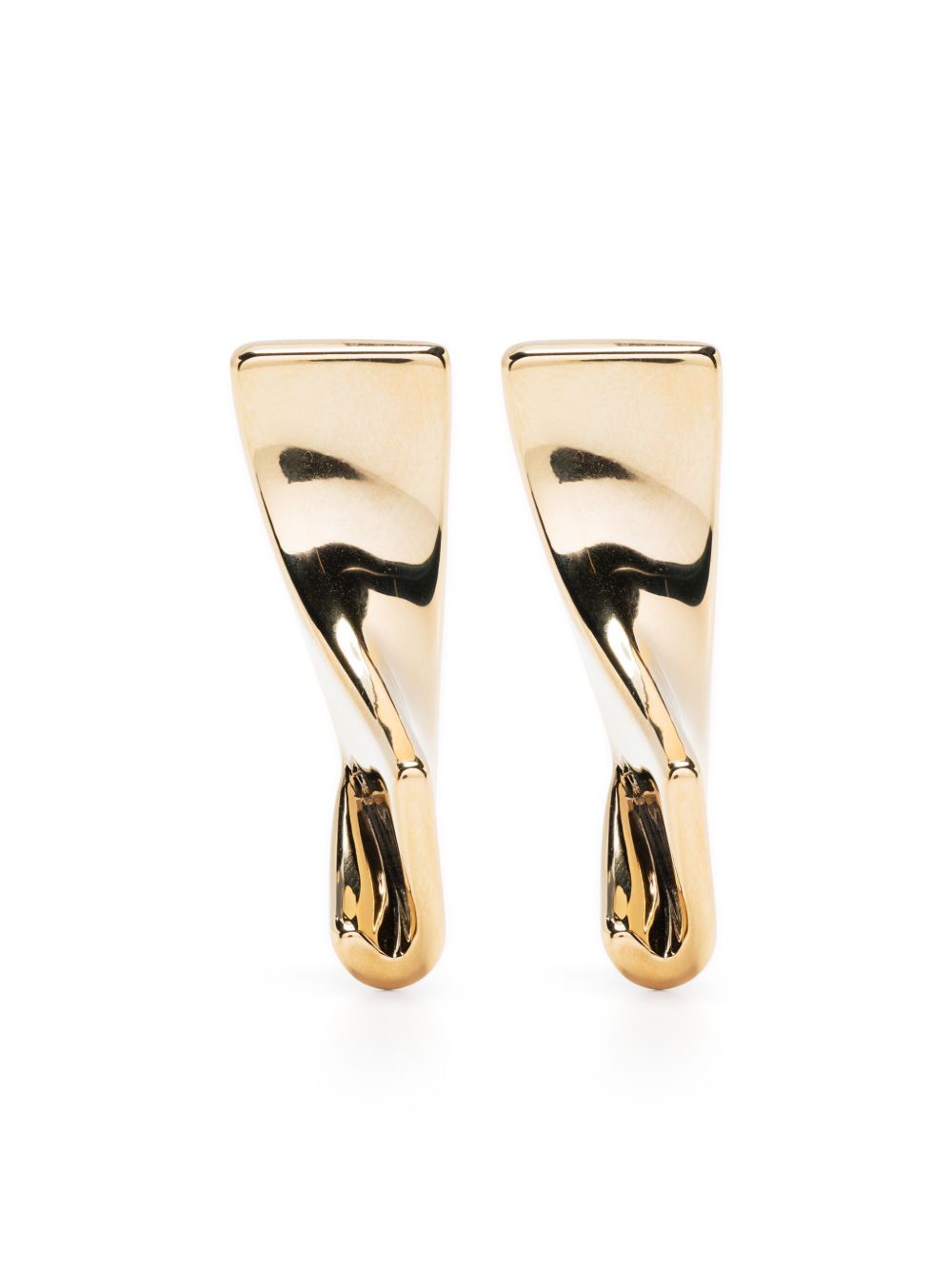 Jacquemus Les Boucles J 耳环 - 金色