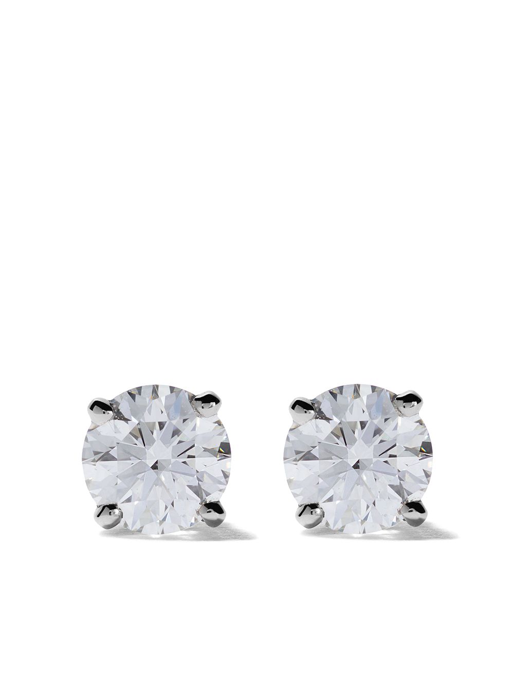 De Beers Jewellers My First DB Classic钻石耳钉 - 银色