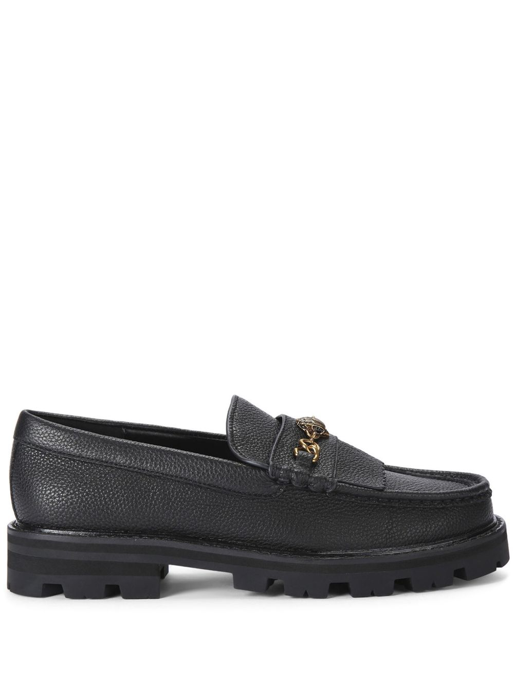 Kurt Geiger London Carnaby 皮质乐福鞋 - 黑色