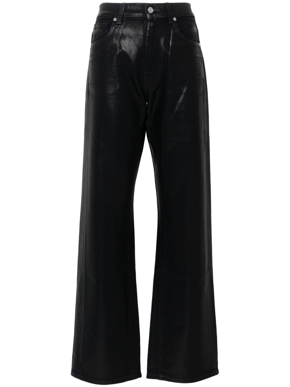 7 For All Mankind Tess 直筒牛仔裤 - 蓝色