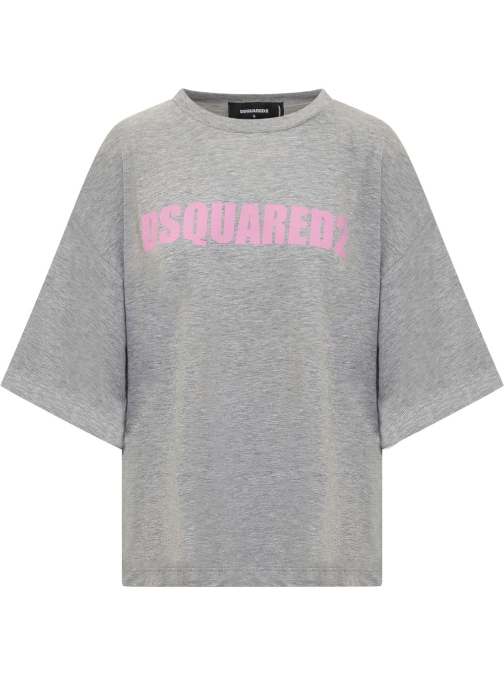 DSQUARED2 logo印花T恤 - 灰色
