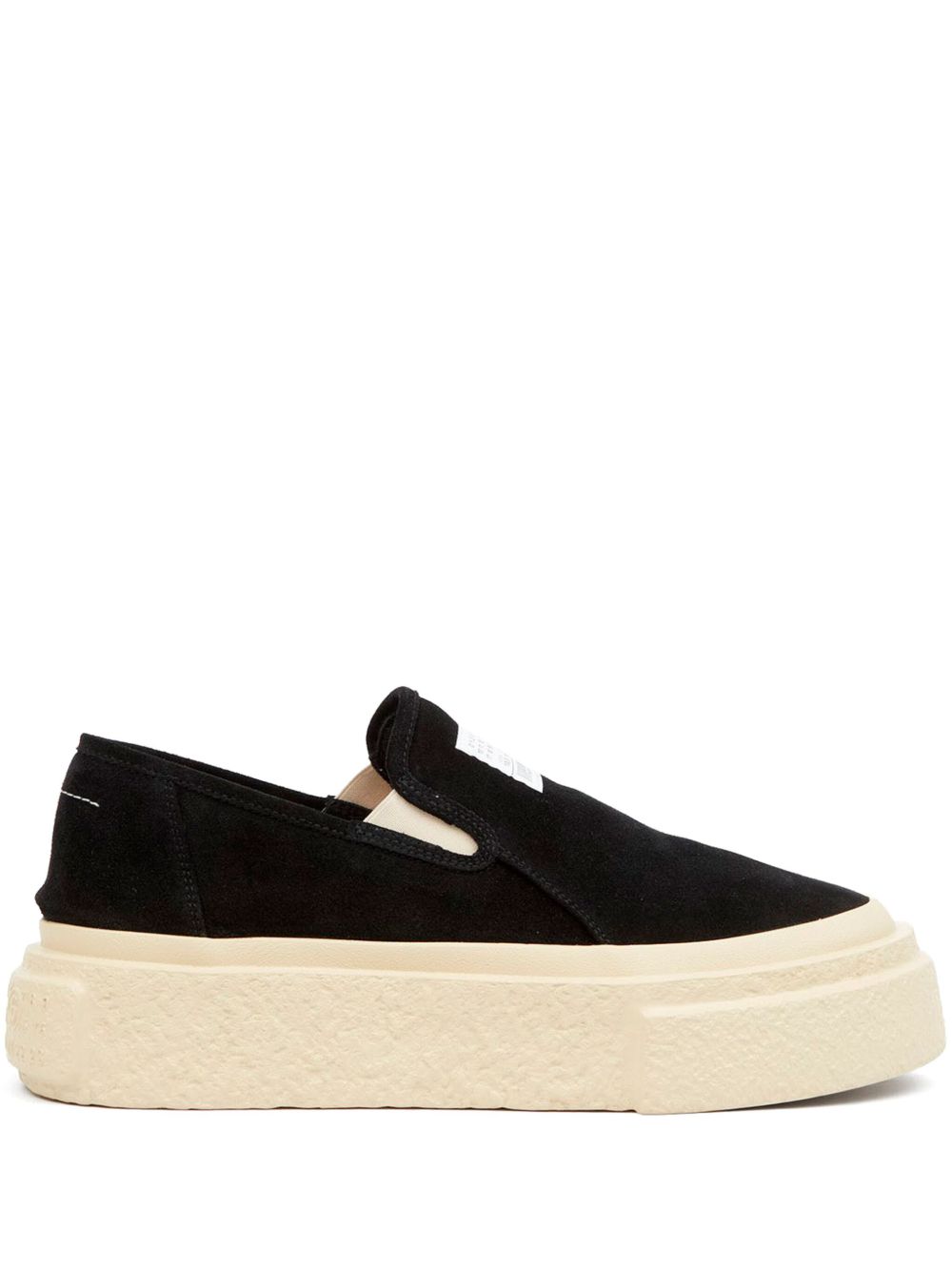 MM6 Maison Margiela 数字图案套穿式运动鞋 - 黑色