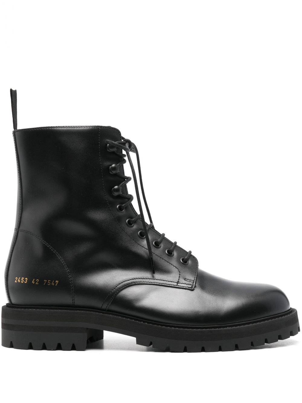 Common Projects 皮靴 - 黑色