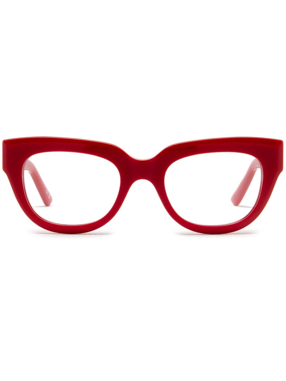 Balenciaga Eyewear 猫眼框眼镜 - 红色