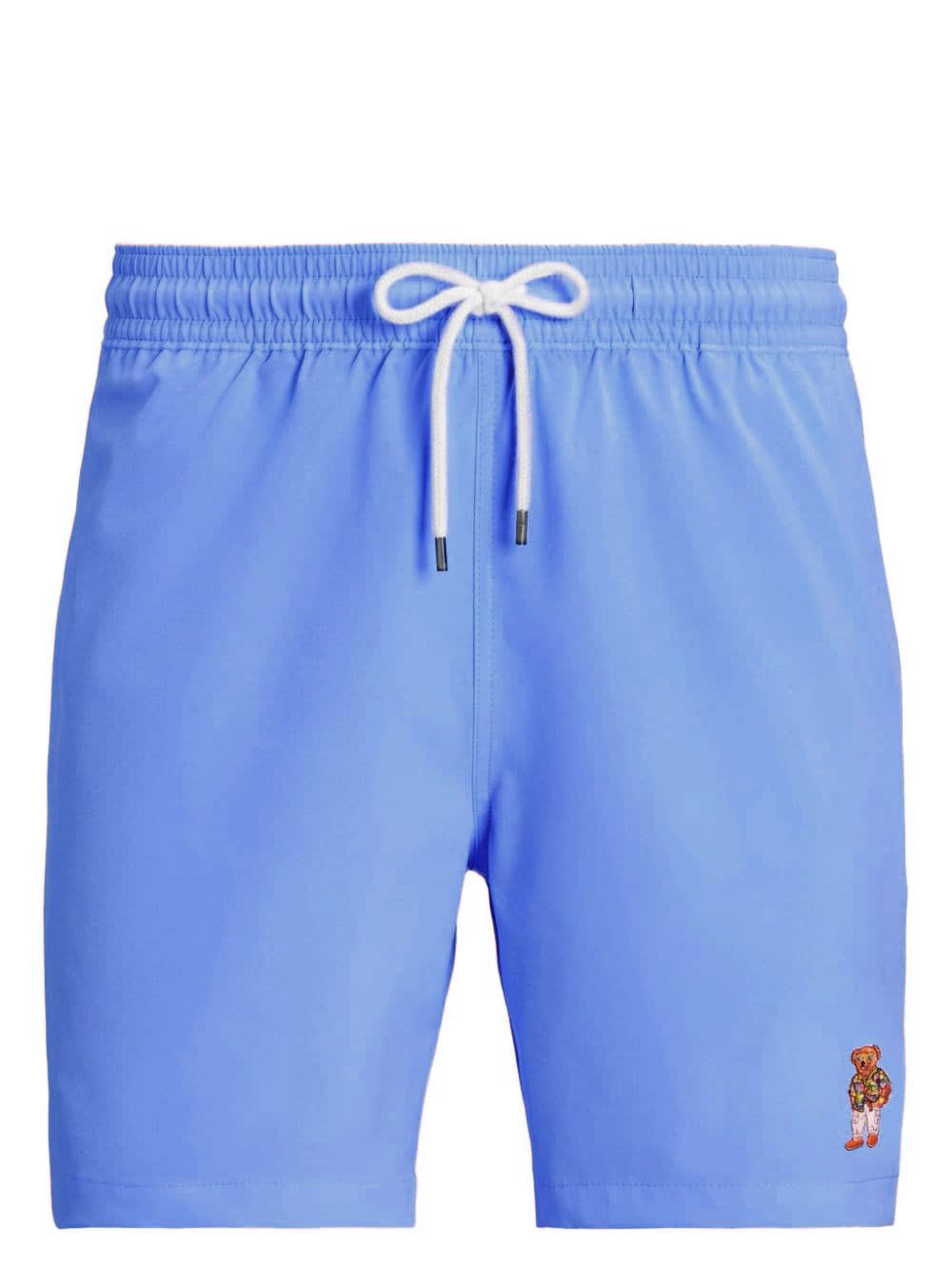 Polo Ralph Lauren Polo Bear 刺绣泳裤 - 粉色