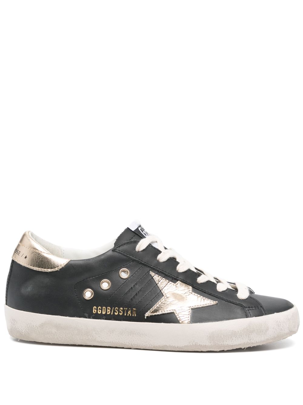 Golden Goose Super-Star 运动鞋 - 黑色