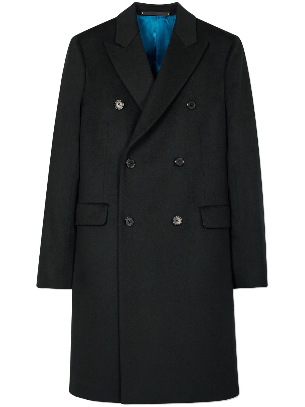 Paul Smith 戗驳领双排扣外套 - 绿色
