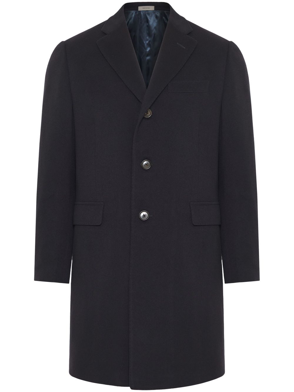 Corneliani 初剪羊毛外套 - 蓝色