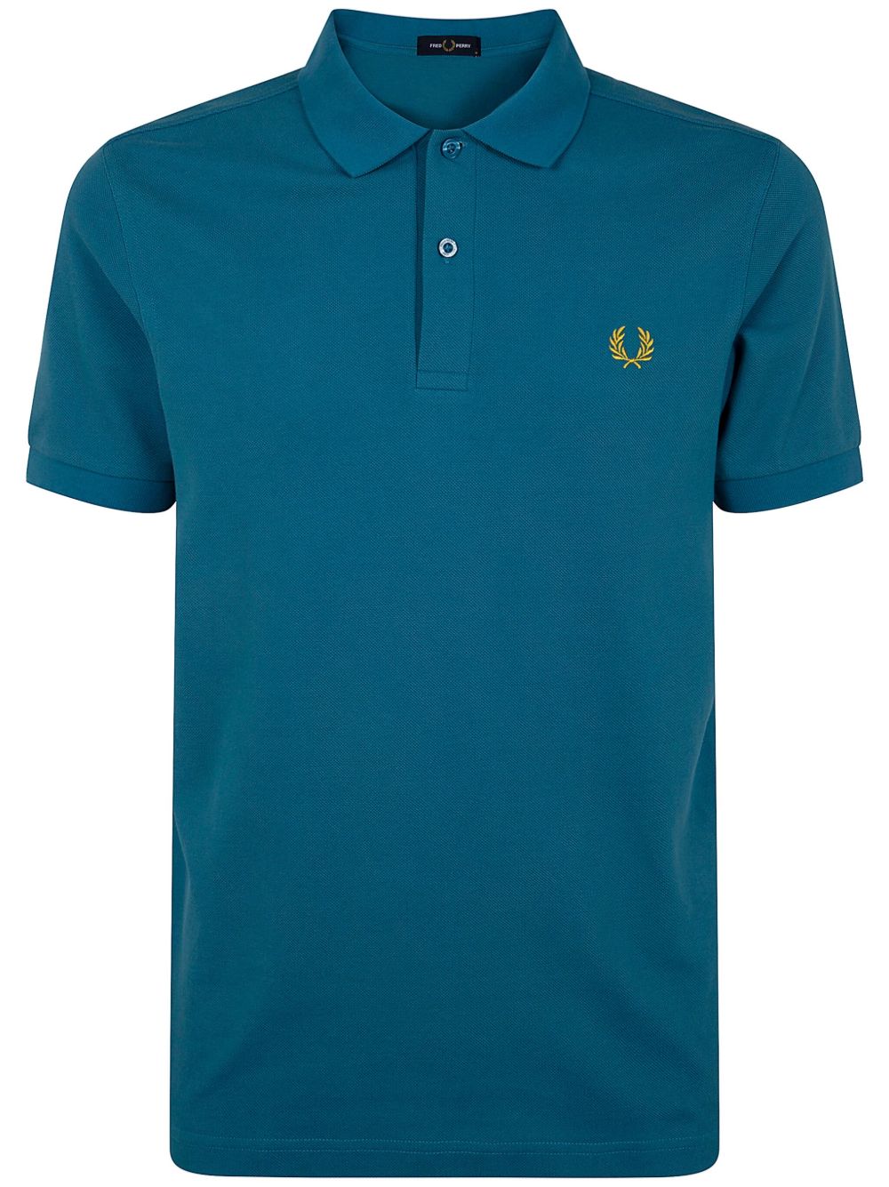 Fred Perry logo刺绣polo衫 - 蓝色