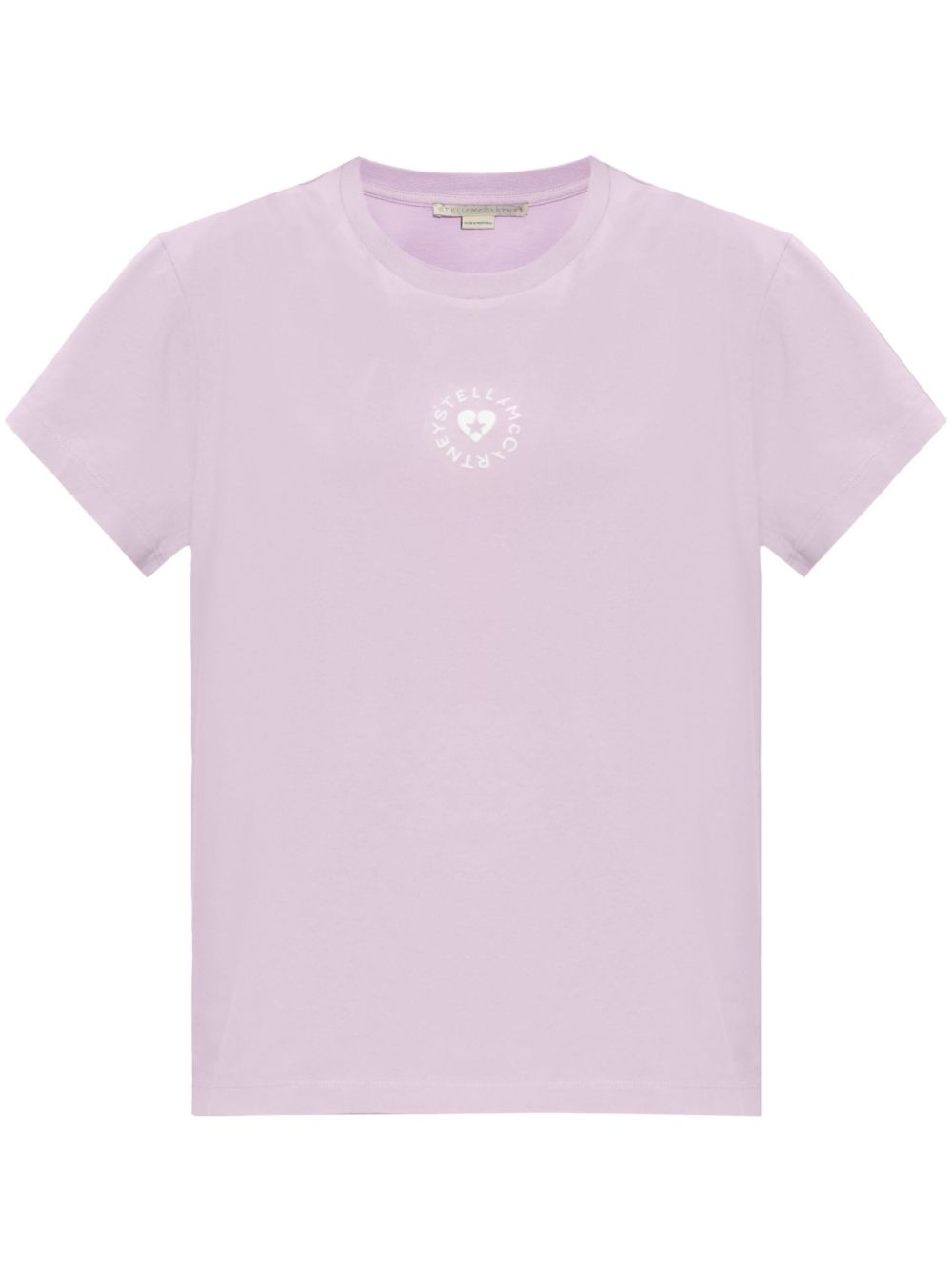 Stella McCartney Lovestruck 棉T恤 - 紫色