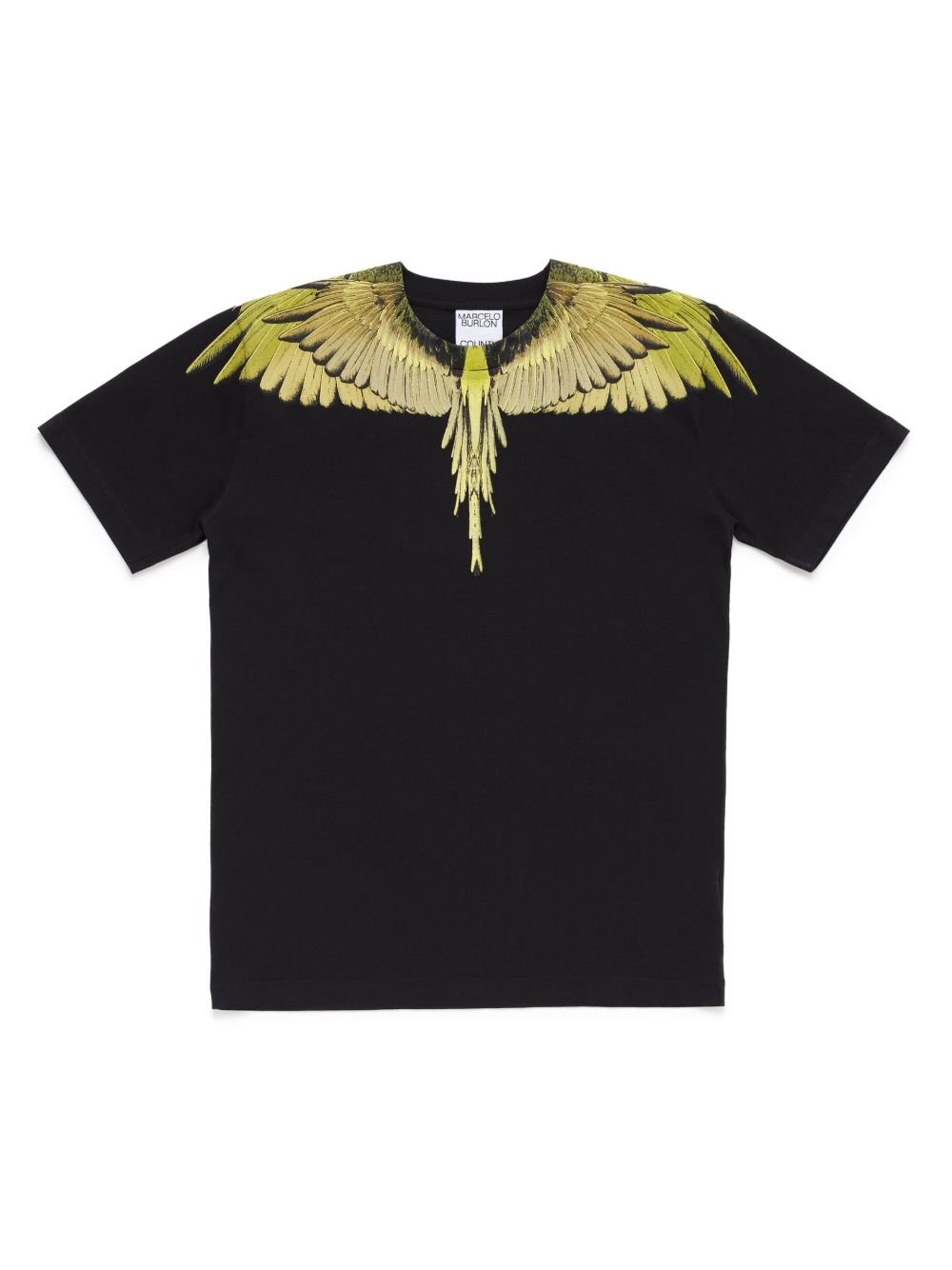 Marcelo Burlon County Of Milan Kids Icon Wings 印花T恤 - 黑色