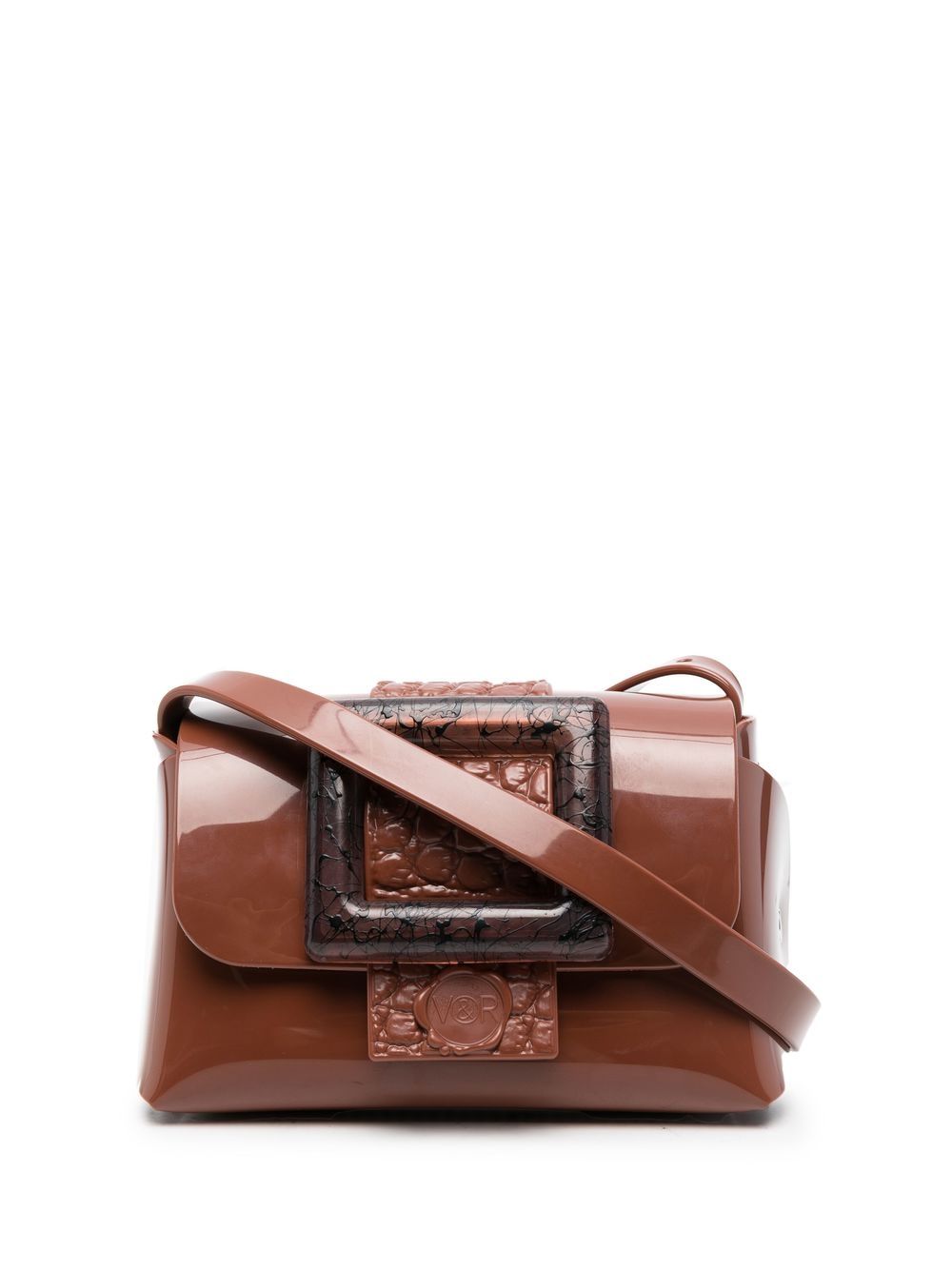 Viktor & Rolf Buckle Up 单肩包 - 褐色