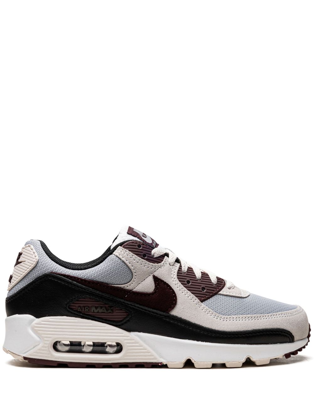 Nike Air Max 90 Burgundy Crush 运动鞋 - 灰色
