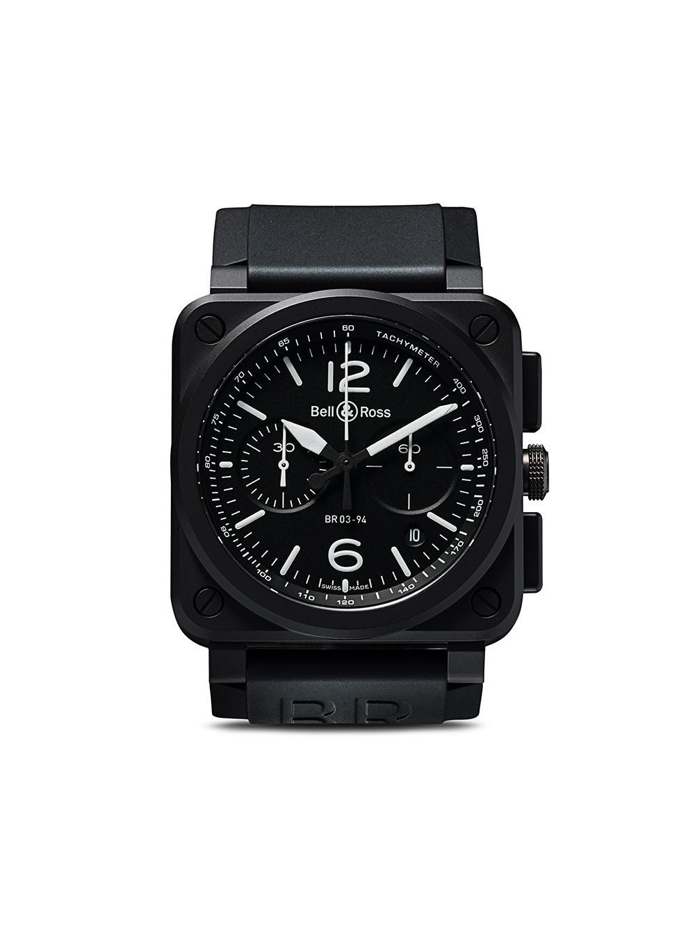 Bell & Ross BR 03-94 Black 哑光 42 毫米腕表 - 黑色