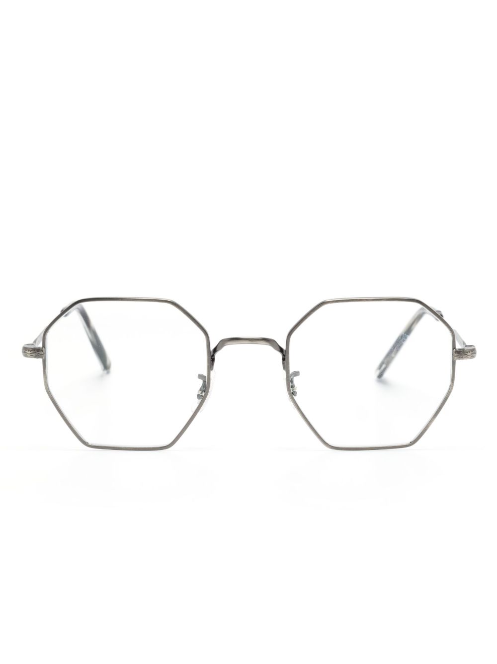 Oliver Peoples hexagonal-frame glasses - 灰色