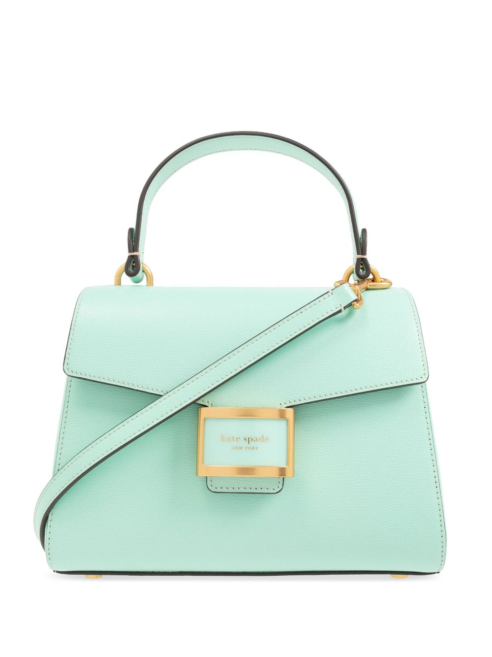 Kate Spade Katy 皮质小号手提包 - 绿色