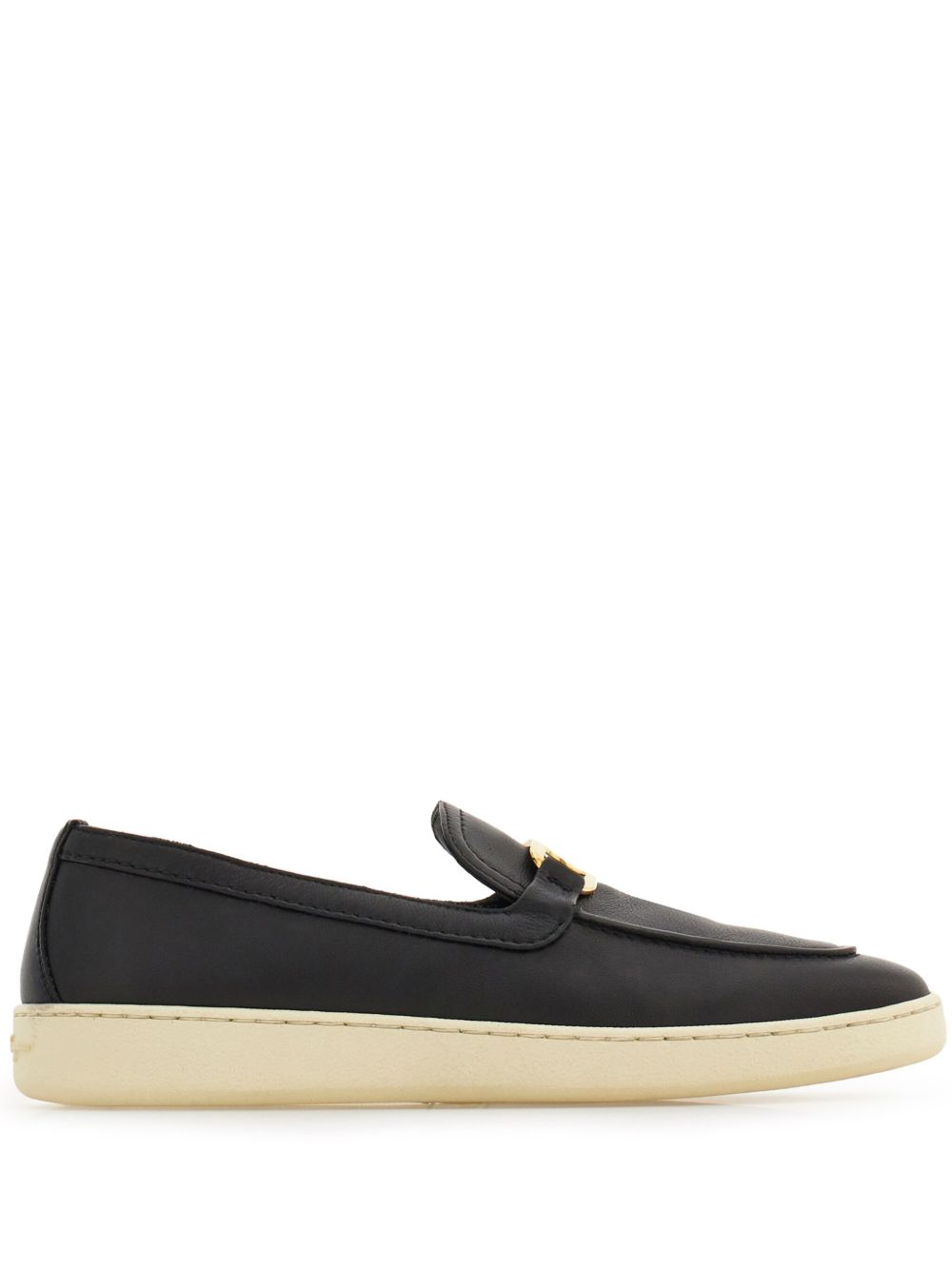 Ferragamo New Vara 扣环乐福鞋 - 黑色