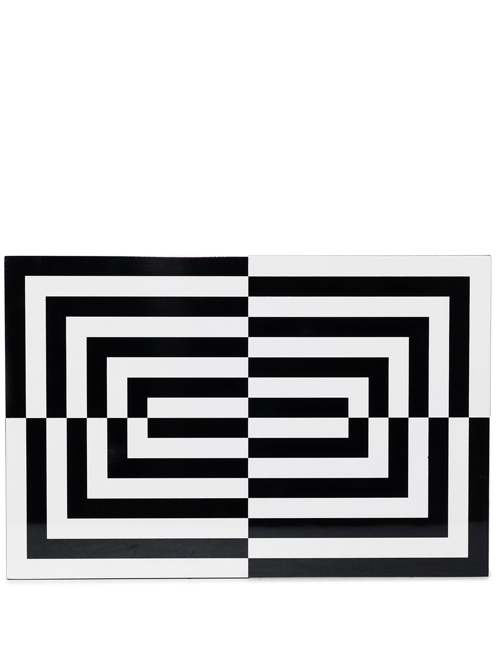 Jonathan Adler Op Art 大号亮漆装饰盒 - 黑色