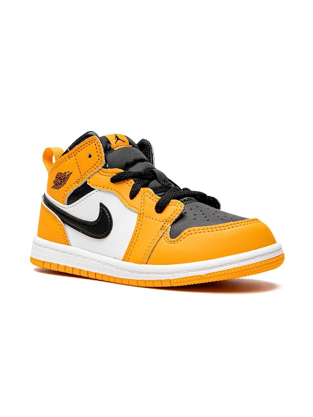 Jordan Kids Air Jordan 1 Mid 运动鞋 - 黄色