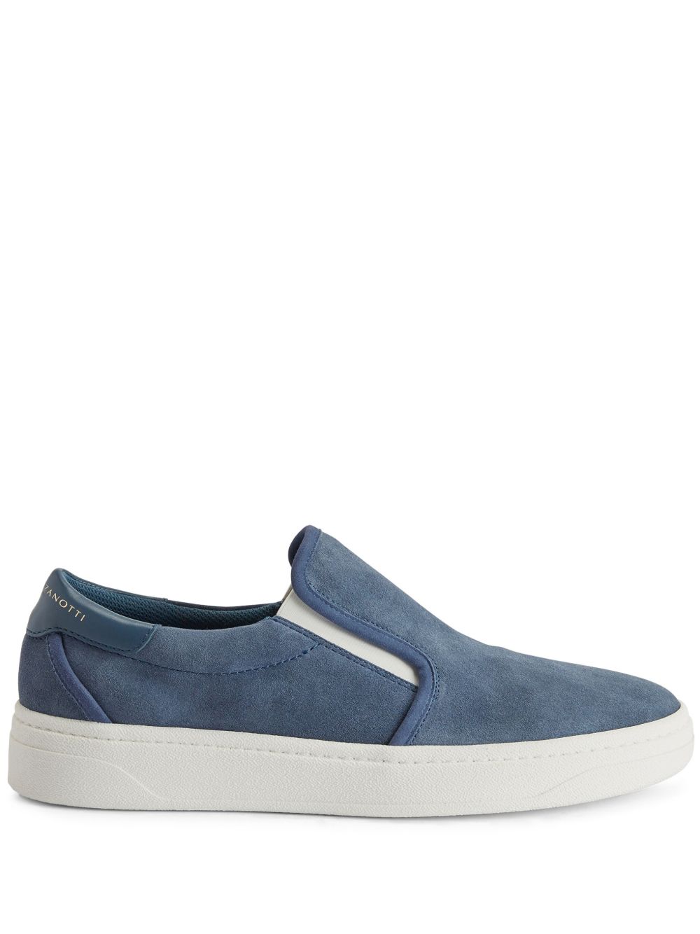 Giuseppe Zanotti Gz94 套穿式绒面皮运动鞋 - 蓝色