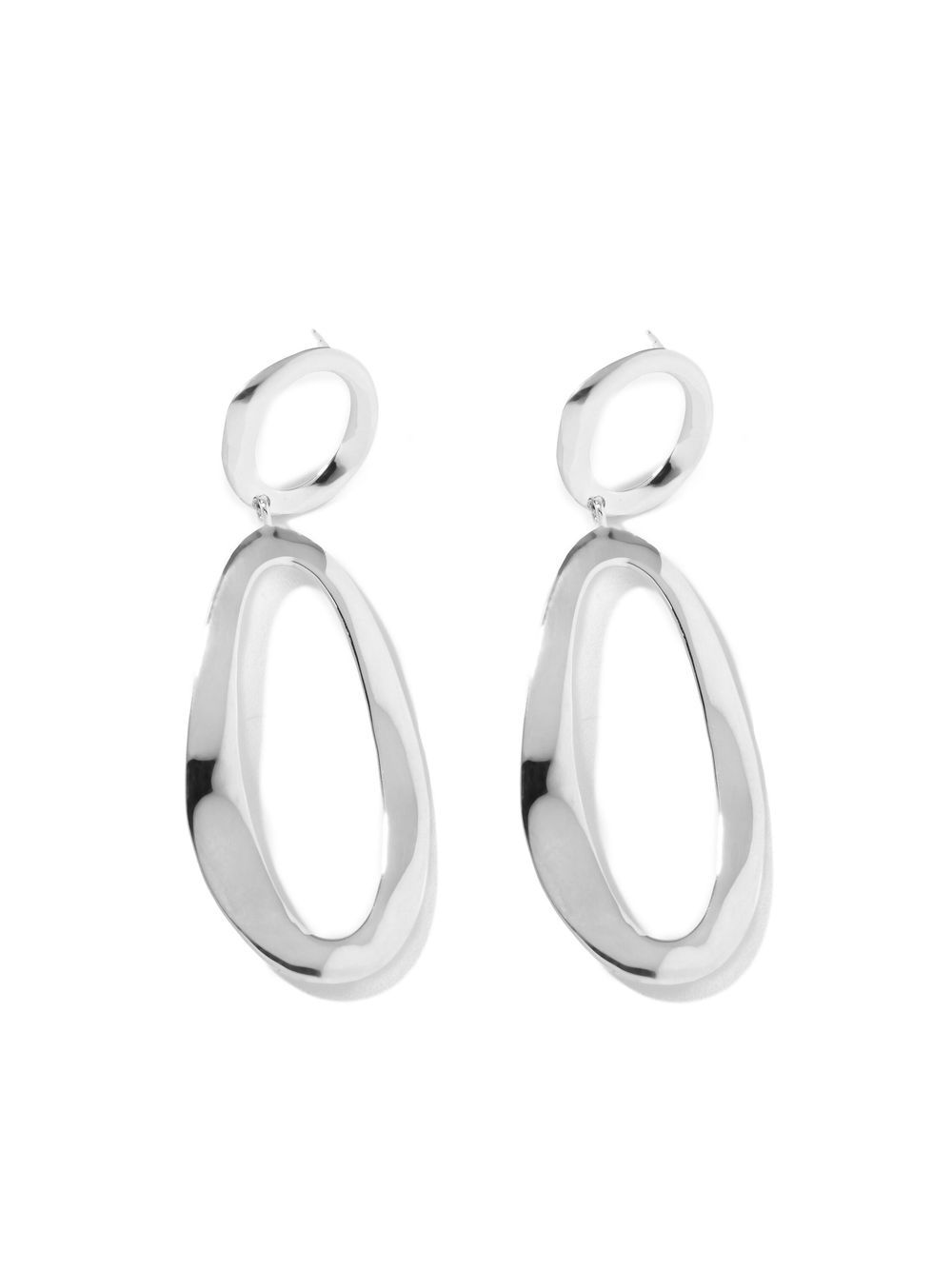 IPPOLITA Classico Long Snowman 耳环 - 银色