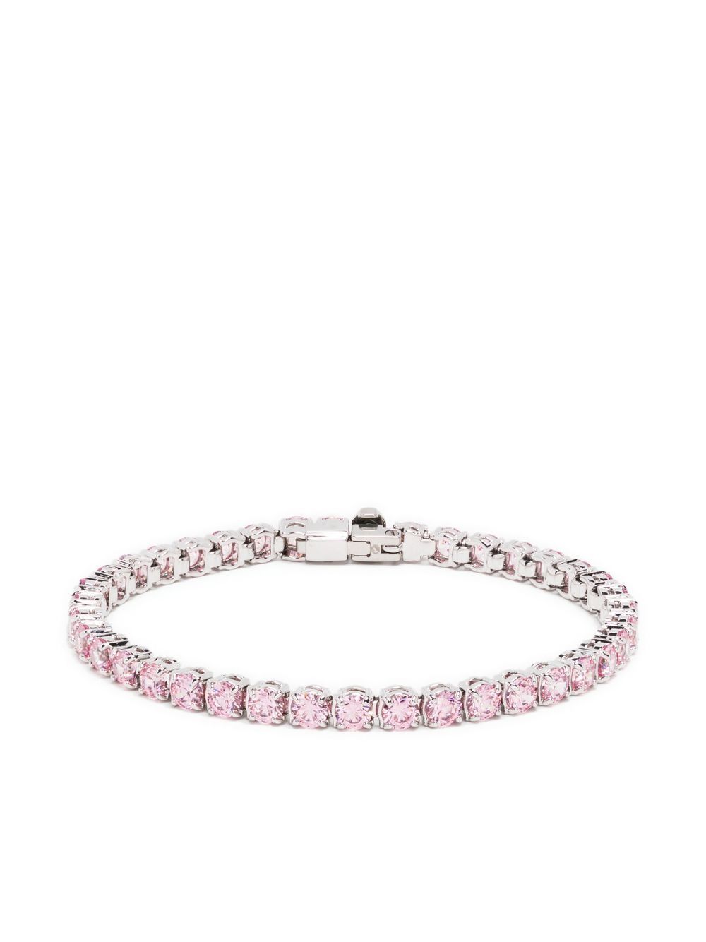 Swarovski Matrix Tennis 手链 - 银色