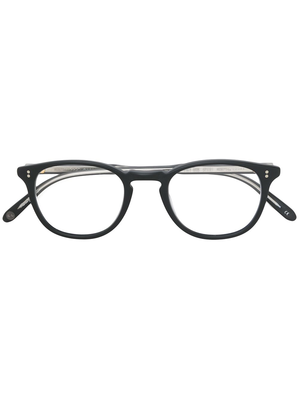 Garrett Leight Kinney圆框眼镜 - 黑色