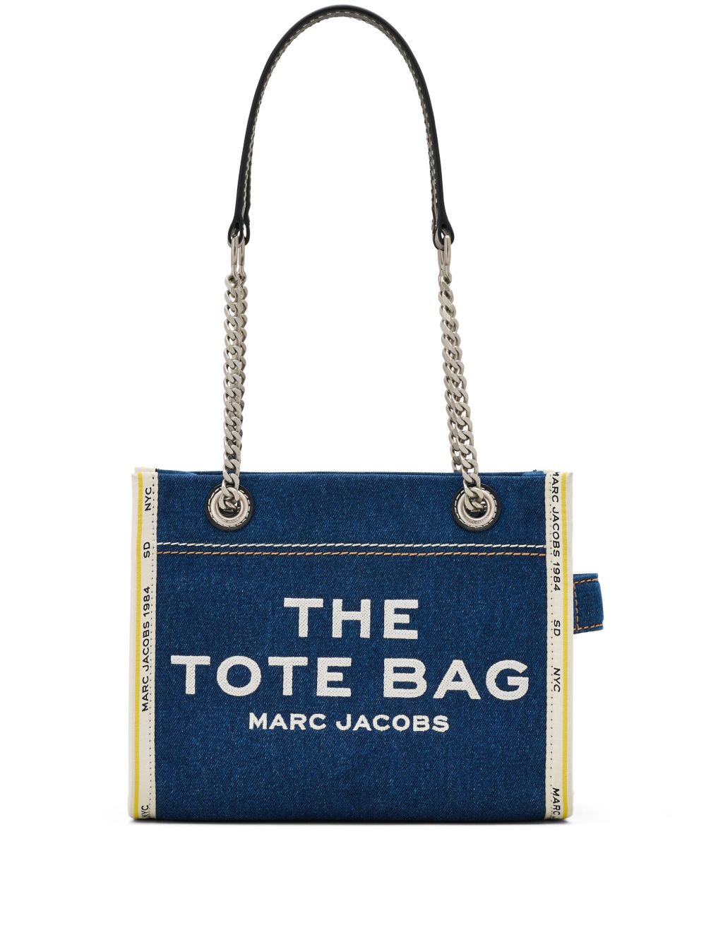 Marc Jacobs The Denim Chain 小号手提包 - 蓝色