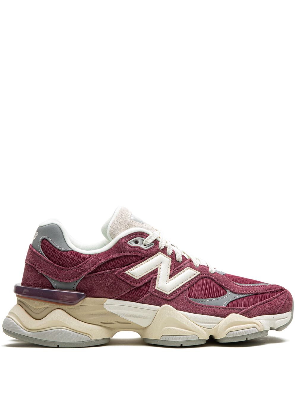 New Balance 9060 绒面皮运动鞋 - 红色