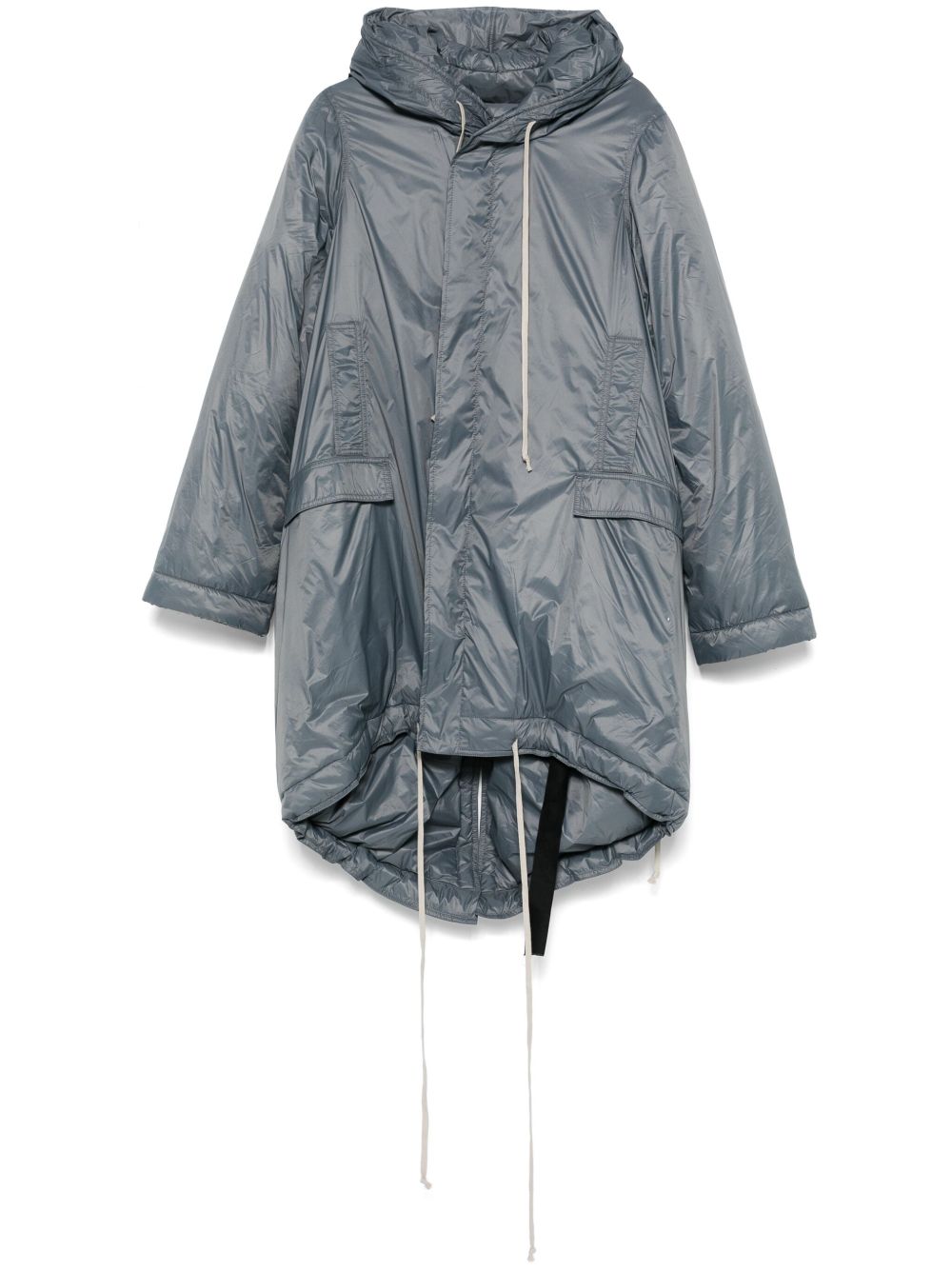 Rick Owens DRKSHDW Fishtail 派克大衣 - 灰色