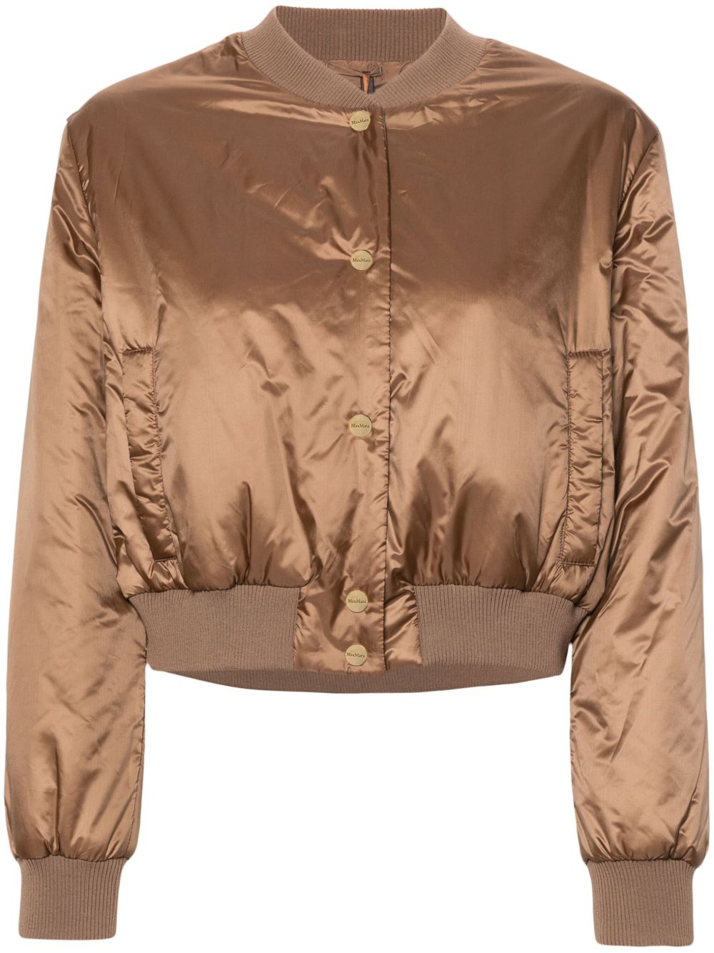 Max Mara Greenbi 飞行员夹克 - 褐色