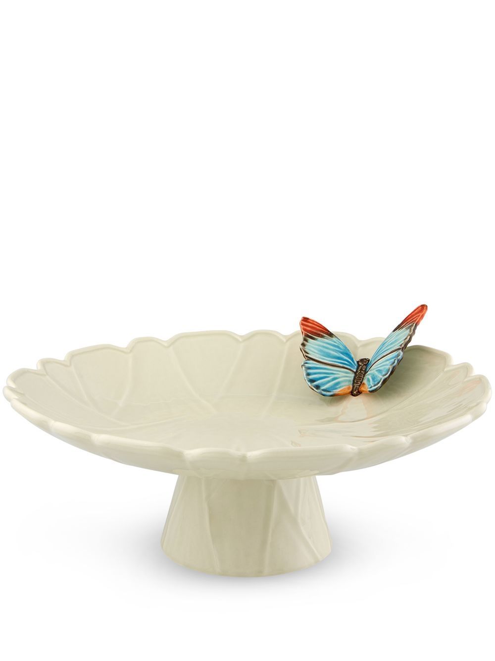 Bordallo Pinheiro Cloudy Butterflies 蛋糕盘 - 白色