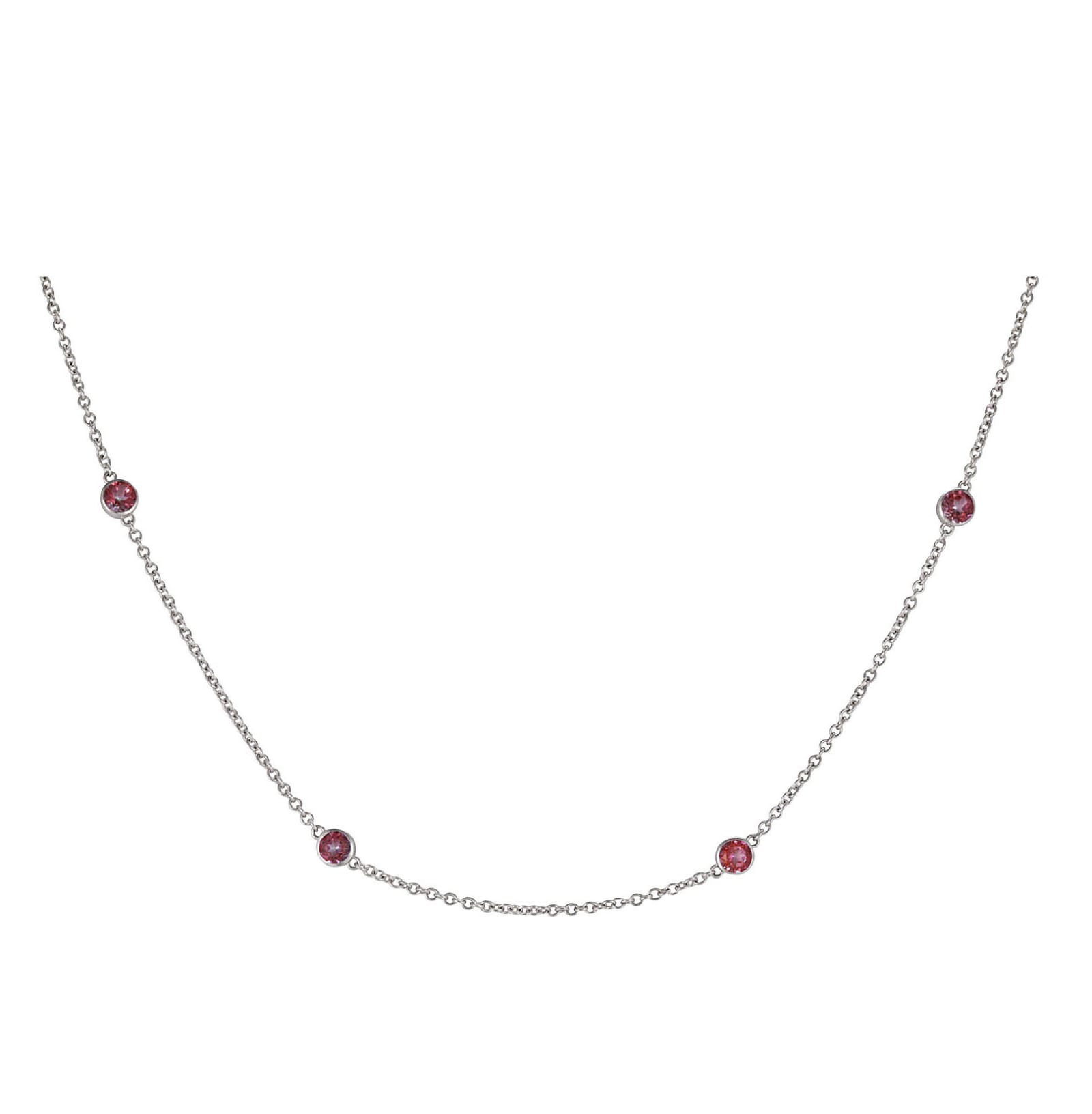 Lo Spazio Jewelry Lo Spazio Passion pink Topaz Necklace