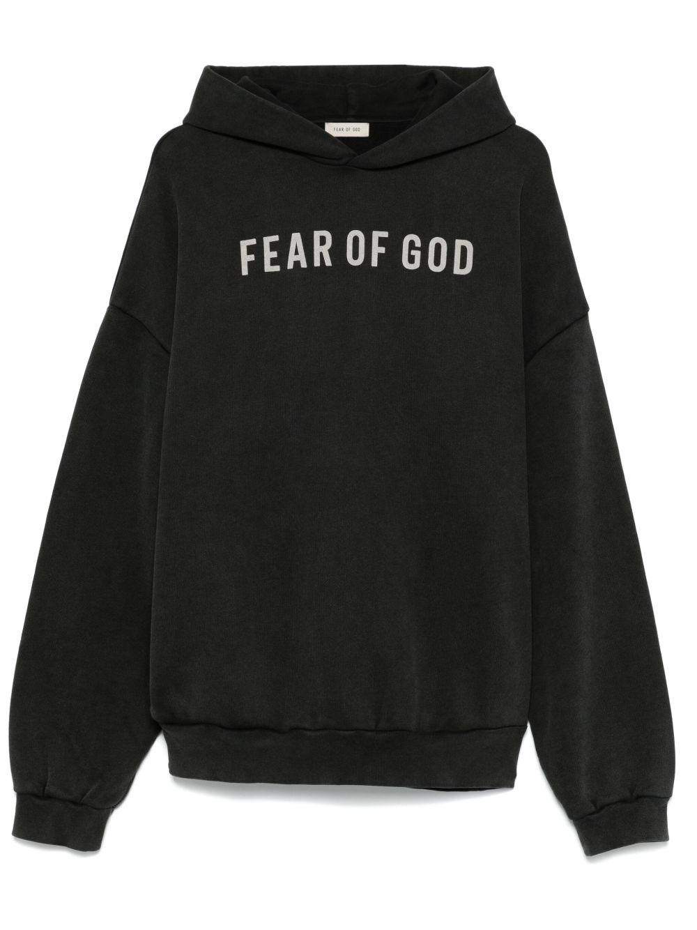 Fear Of God logo印花连帽衫 - 灰色