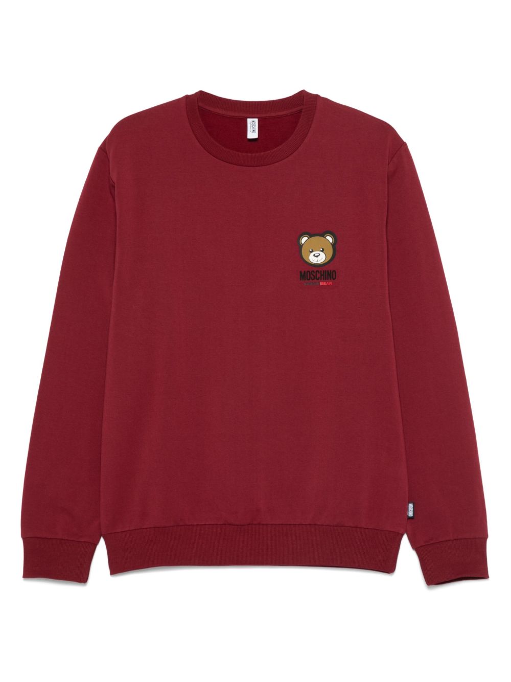 Moschino Teddy Bear 贴花卫衣 - 红色