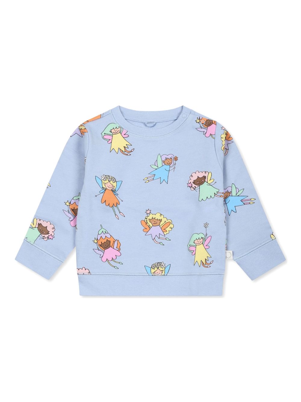 Stella McCartney Kids 图案印花卫衣 - 蓝色