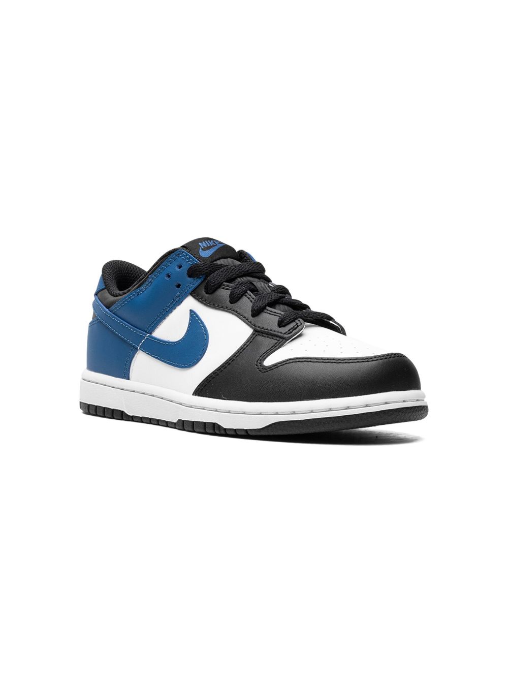 Nike Kids "Dunk Low ""Industrial Blue"" 运动鞋" - 黑色