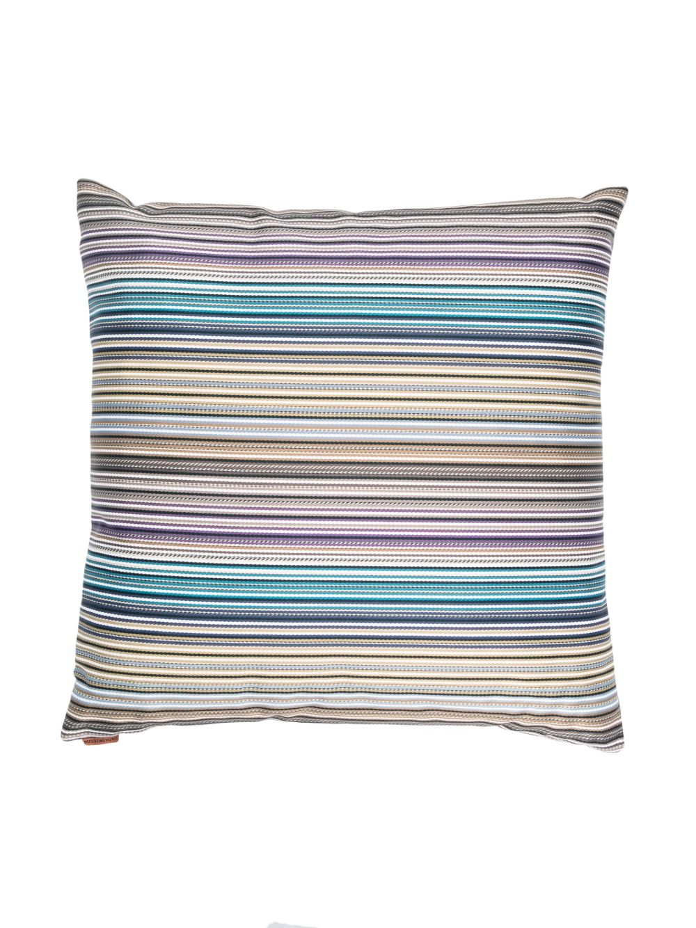 Missoni Home 编织条纹抱枕 - 蓝色