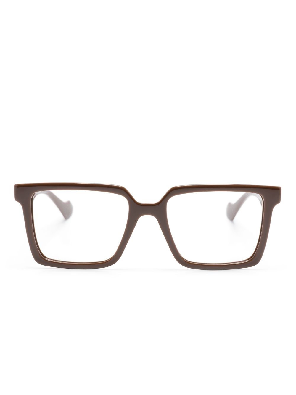 Gucci Eyewear 方框眼镜 - 褐色