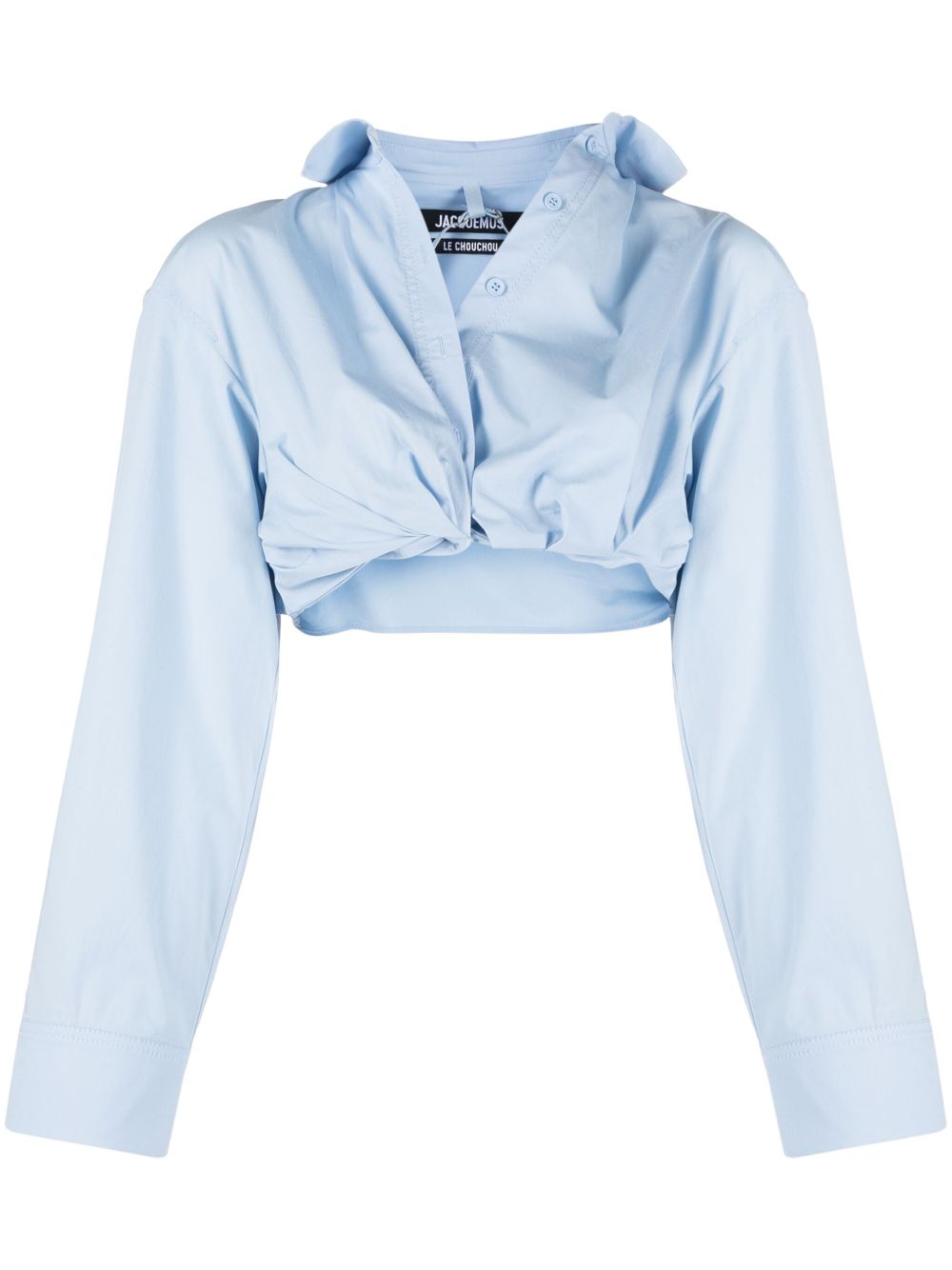 Jacquemus La Chemise Bahia 不对称衬衫 - 蓝色