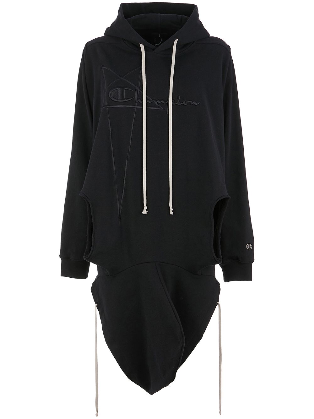Rick Owens X Champion X Champion Banana 连帽衫 - 黑色