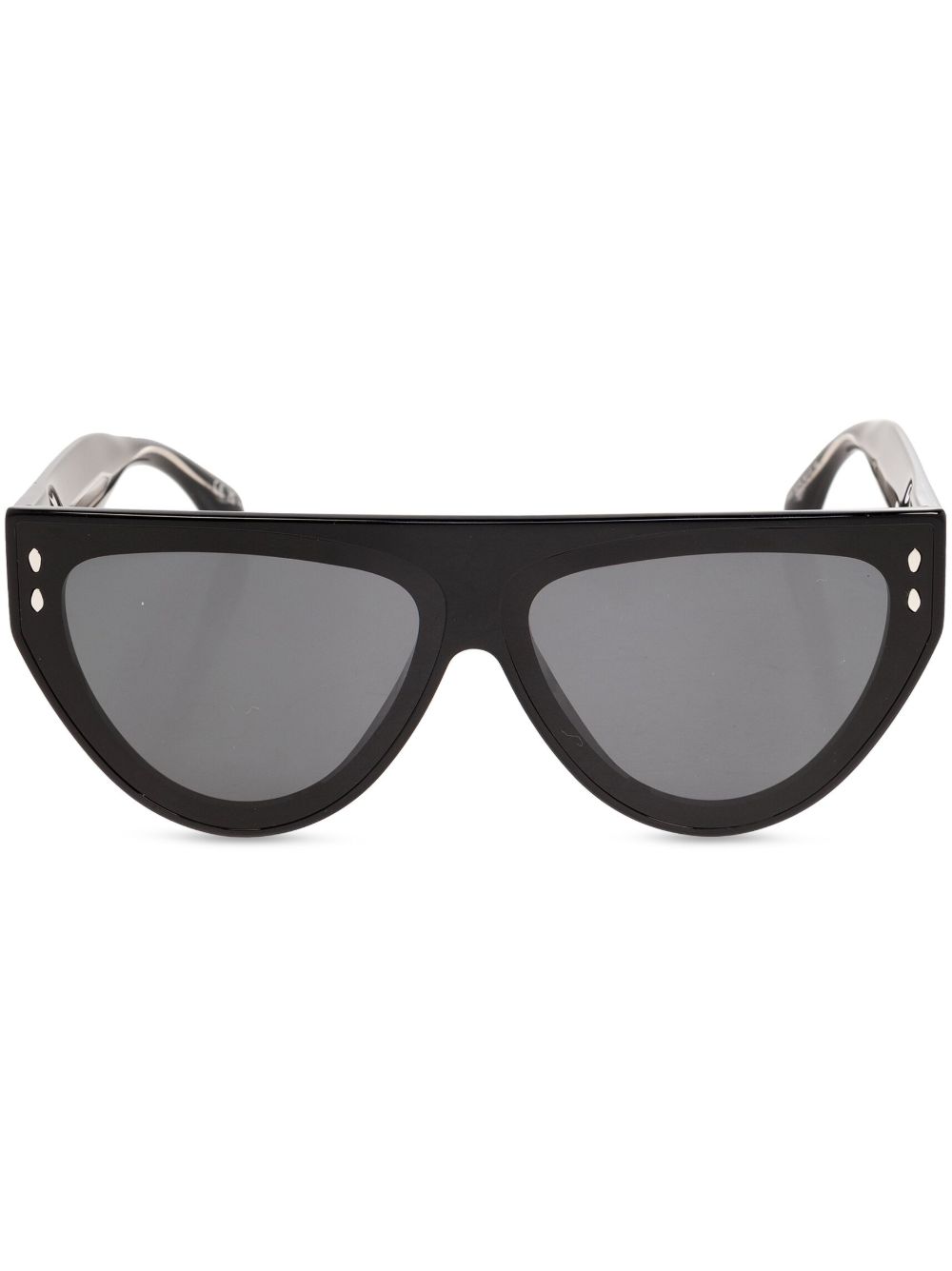 Isabel Marant Eyewear 超大镜框太阳眼镜 - 黑色