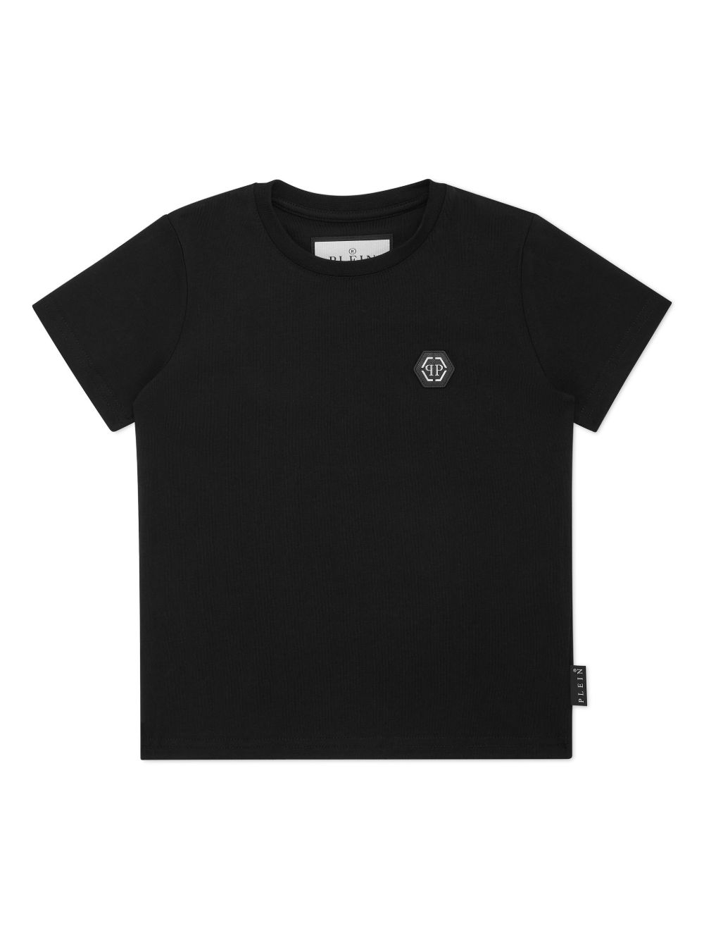 Philipp Plein Junior Gothic Plein T恤 - 黑色