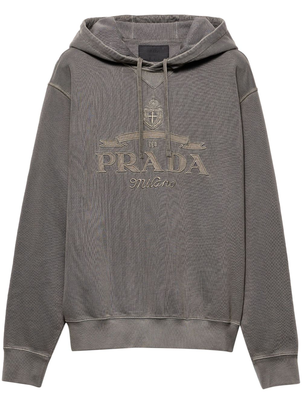 Prada 棉卫衣 - 灰色